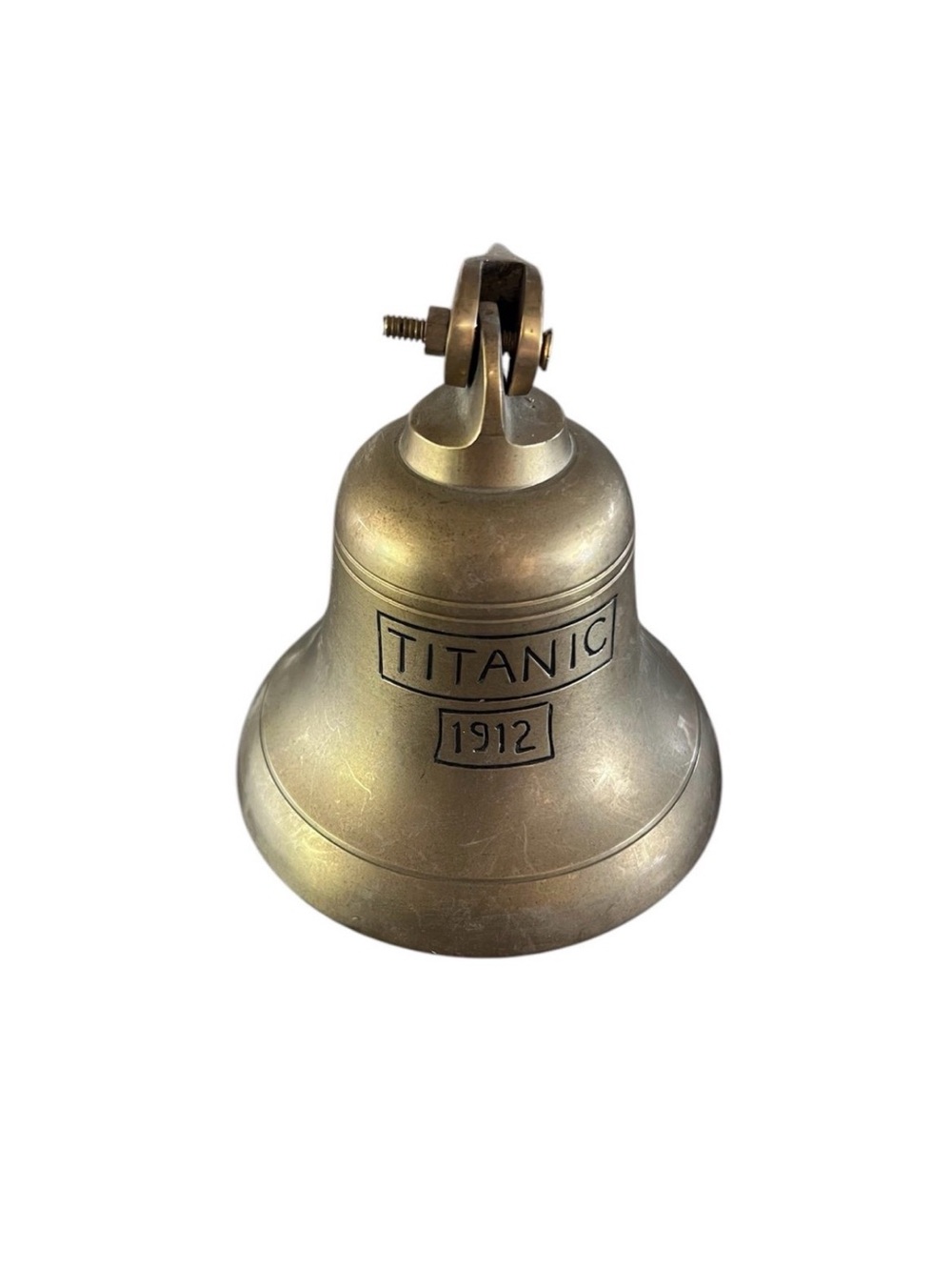 Titanic 1912 Brass Decorative Bell - Vintage-Style Home Accent